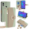 For Huawei Y6 2019 / Y6s 2019 Crossbody Litchi Texture Leather Phone Case(Green)