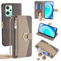 For OnePlus Nord CE 2 Lite 5G Crossbody Litchi Texture Leather Phone Case(Grey)