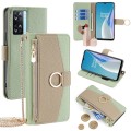 For OnePlus Nord N20 SE Crossbody Litchi Texture Leather Phone Case(Green)