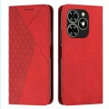 For Tecno Spark Go 2024 / POP 8 Diamond Splicing Skin Feel Magnetic Leather Phone Case(Red)