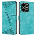 For Tecno Spark Go 2024 / POP 8 Dream Triangle Leather Phone Case with Long  Lanyard(Green)