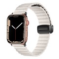 For Apple Watch Series 8 41mm Water Ripple Magnetic Folding Buckle Watch Band, Style: Bold Version(S