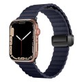 For Apple Watch Series 2 42mm Water Ripple Magnetic Folding Buckle Watch Band, Style: Bold Version(I