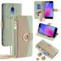 For Meizu M6 Crossbody Litchi Texture Leather Phone Case(Green)