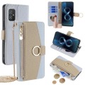 For Asus Zenfone 8 ZS590KS Crossbody Litchi Texture Leather Phone Case(Blue)