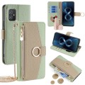 For Asus Zenfone 8 ZS590KS Crossbody Litchi Texture Leather Phone Case(Green)