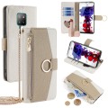 For Cubot P30 Crossbody Litchi Texture Leather Phone Case(White)