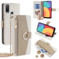 For Alcatel 1L 2021 Crossbody Litchi Texture Leather Phone Case(White)