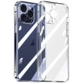 For iPhone 15 Pro Integrated Ultra-thin Crystal Glass Phone Case(Transparent)