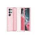 For Samsung Galaxy S24 Ultra 5G Shockproof Terminator Glitter Powder Phone Case(Pink)