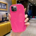 For iPhone 15 Pro Glossy Soap Shape TPU Phone Case(Rose Red)