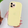 For iPhone 11 Pro Max Frosted Soap Shape TPU Phone Case(Yellow)