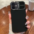 For iPhone 11 Skin Feel PC Liquid Silicone Phone Case(Black)