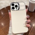For iPhone 12 Pro Skin Feel PC Liquid Silicone Phone Case(Antique White)