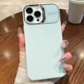 For iPhone 13 Pro Skin Feel PC Liquid Silicone Phone Case(Sierra Blue)