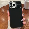 For iPhone 13 Pro Skin Feel PC Liquid Silicone Phone Case(Black)