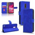 For BLU View 4 Skin Feel Magnetic Flip Leather Phone Case(Blue)