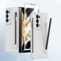 For Honor Magic V2 Integrated Skin Feel PC Phone Case with Pen / Pen Box(White)