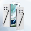 For Huawei Mate X5 Integrated Skin Feel PC Phone Case with Pen / Pen Box(White)