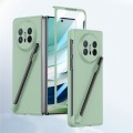 For Huawei Mate X5 Integrated Skin Feel PC Phone Case with Pen / Pen Box(Light Green)