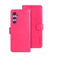 For Samsung Galaxy S23 FE 5G idewei Crazy Horse Texture Leather Phone Case(Rose Red)