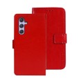 For Samsung Galaxy A55 5G idewei Crazy Horse Texture Leather Phone Case(Red)