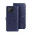 For ASUS ROG Phone 8 idewei Crazy Horse Texture Leather Phone Case(Blue)