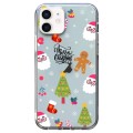 For iPhone 11 Christmas Colored Drawing Pattern High Transparent Soft TPU Phone Case(Christmas Tree)