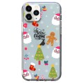 For iPhone 11 Pro Max Christmas Colored Drawing Pattern High Transparent Soft TPU Phone Case(Christm