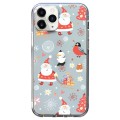 For iPhone 11 Pro Max Christmas Colored Drawing Pattern High Transparent Soft TPU Phone Case(Santa C