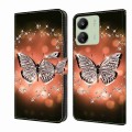 For Xiaomi Redmi 13C Crystal 3D Shockproof Protective Leather Phone Case(Crystal Butterfly)