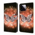 For Xiaomi 14 Pro Crystal 3D Shockproof Protective Leather Phone Case(Crystal Butterfly)