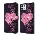 For Xiaomi Redmi Note 13 Pro 5G Crystal 3D Shockproof Protective Leather Phone Case(Lace Love)