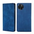 For Itel S23 4G Skin Feel Magnetic Leather Phone Case(Blue)