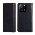 For Xiaomi Redmi K60 Ultra Gloss Oil Solid Color Magnetic Leather Phone Case(Black)
