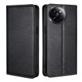 For Xiaomi Civi 4 Pro Gloss Oil Solid Color Magnetic Leather Phone Case(Black)
