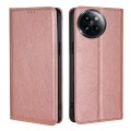 For Xiaomi Civi 4 Pro Gloss Oil Solid Color Magnetic Leather Phone Case(Rose Gold)