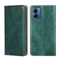 For Motorola Moto G14 4G Gloss Oil Solid Color Magnetic Leather Phone Case(Green)