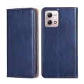 For Motorola Moto G Stylus 2023 4G Gloss Oil Solid Color Magnetic Leather Phone Case(Blue)