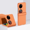 For Huawei Pocket 2 Three-stage Hinge Skin Feel PC Phone Case(Orange)