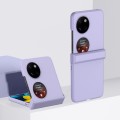 For Huawei Pocket 2 Three-stage Hinge Skin Feel PC Phone Case(Purple)