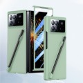 For Xiaomi Mix Fold 3 Integrated Skin Feel PC Phone Case with Pen / Pen Box(Light Green)