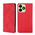 For Tecno Spark Go 2024 Skin Feel Magnetic Leather Phone Case(Red)