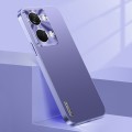 For OnePlus Ace 2V Streamer Series Micro Frosted Metal Paint PC Phone Case(Dark Purple)