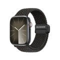 For Apple Watch SE 2023 40mm DUX DUCIS Mixture Pro Series Magnetic Buckle Nylon Braid Watch Band(Bla