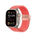 For Apple Watch Ultra 2 49mm DUX DUCIS Mixture Pro Series Magnetic Buckle Nylon Braid Watch Band(Gua