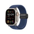 For Apple Watch Ultra 49mm DUX DUCIS Mixture Pro Series Magnetic Buckle Nylon Braid Watch Band(Storm