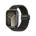 For Apple Watch Series 8 45mm DUX DUCIS Mixture Pro Series Magnetic Buckle Nylon Braid Watch Band(Bl