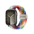 For Apple Watch SE 2022 40mm DUX DUCIS Mixture Pro Series Magnetic Buckle Nylon Braid Watch Band(Rai