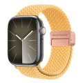 For Apple Watch SE 40mm DUX DUCIS Mixture Pro Series Magnetic Buckle Nylon Braid Watch Band(Sunny C